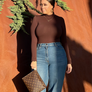 Vintage Brown Basic top