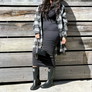 Black and White Lumber Jacket