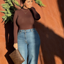 Vintage Brown Basic top