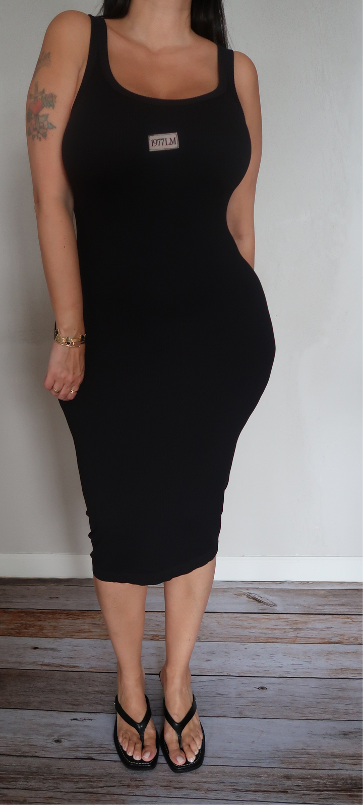Ribbed Tank Dress