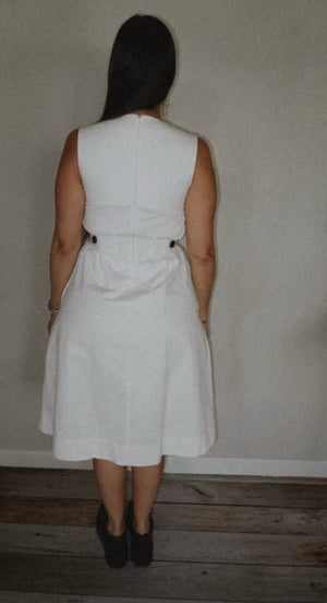 Pleated A-Line Dress