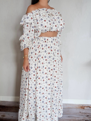 2 PIECE TOP AND SKIRT SET