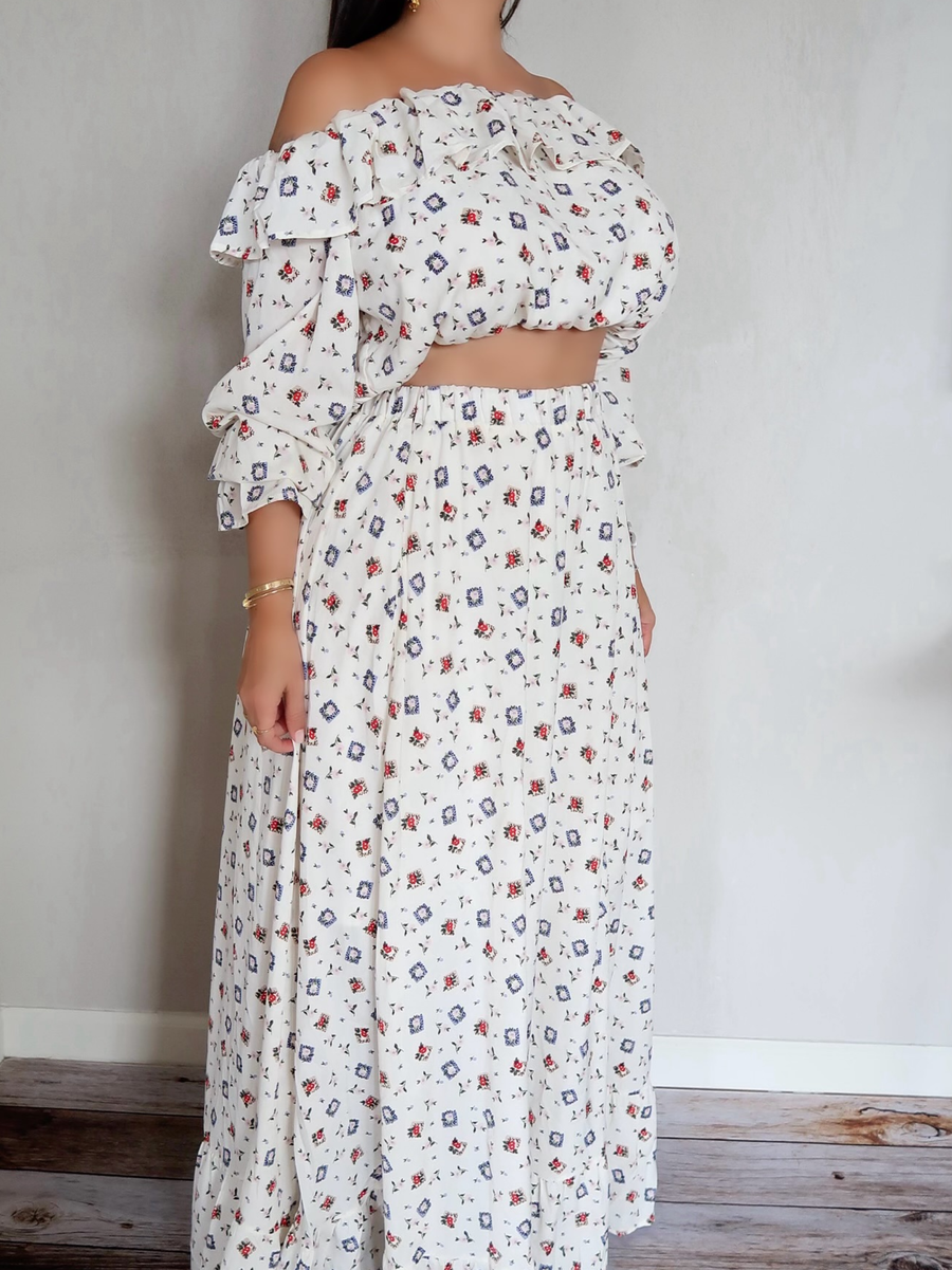 2 PIECE TOP AND SKIRT SET