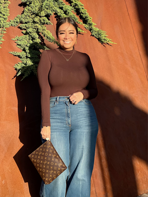 Vintage Brown Basic top