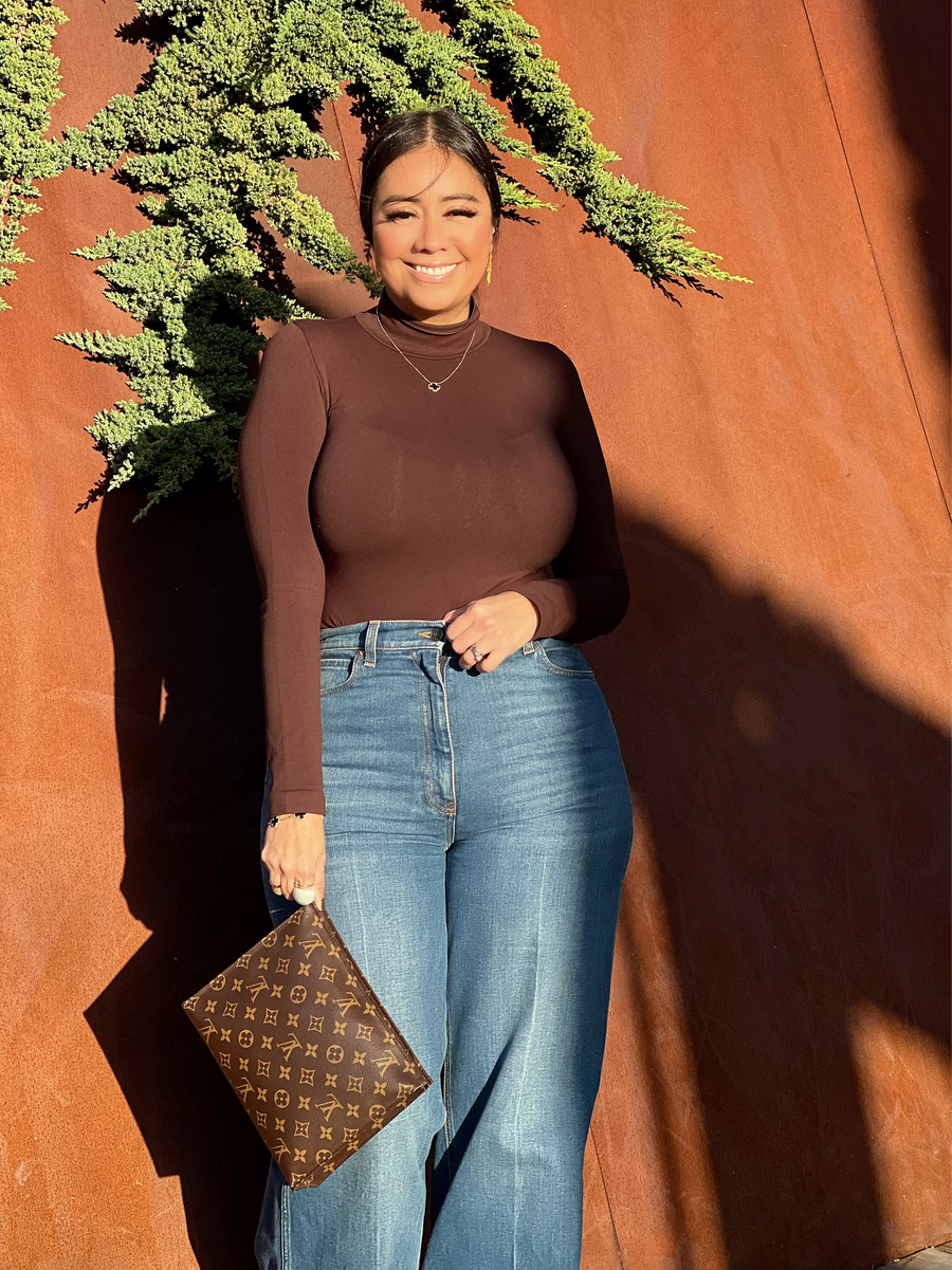 Vintage Brown Basic top