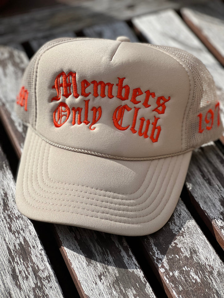 MEMBERS ONLY CLUB TRUCKER HAT